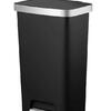 Papelera de Pedal 45L Negro EKO Hana